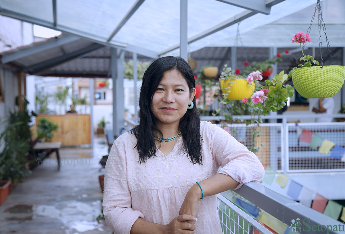 संगीता थापा। तस्बिरः नवीनबाबु गुरूङ/सेतोपाटी